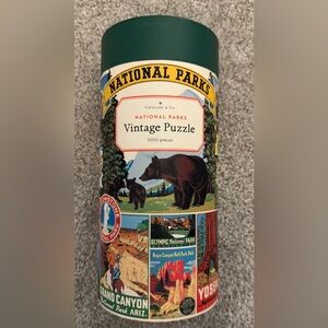 Cavallini & Co. National Parks Vintage Puzzle 1000 Pieces
